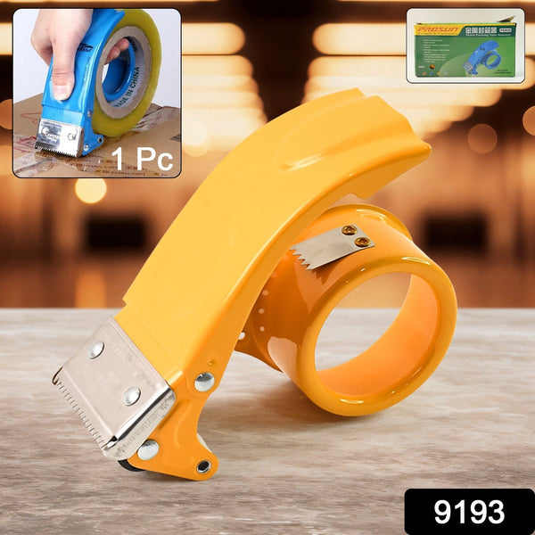 Metal Packing Tape Dispenser Cutter for Home Office use, Tape Dispenser for Stationary, Tape Cutter Packaging Tape