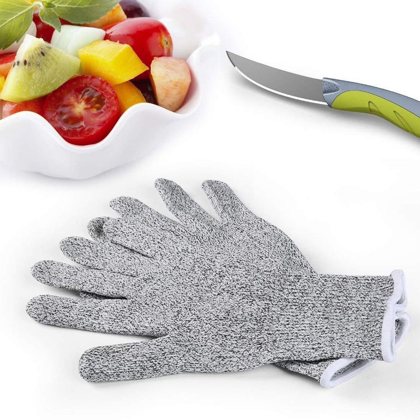 Cut-Resistant Safety Gloves for Kitchen Cutting & Food Prep (1 Pair)
