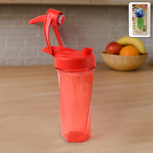Manual Stirring Fitness Shaker Bottle with Hand Crank Approx 