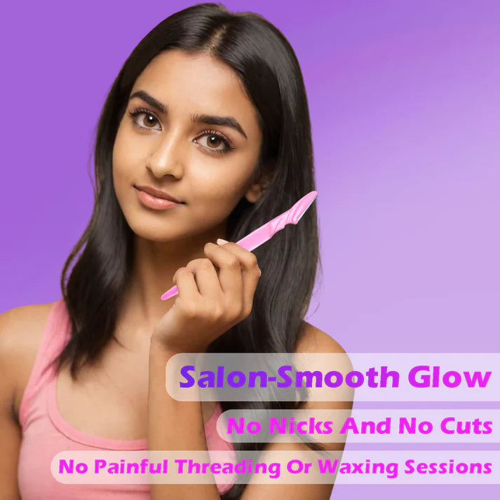 Painless Eyebrow & Facial Hair Razor – Pack of 3