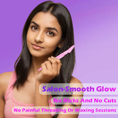 Painless Eyebrow & Facial Hair Razor – Pack of 3