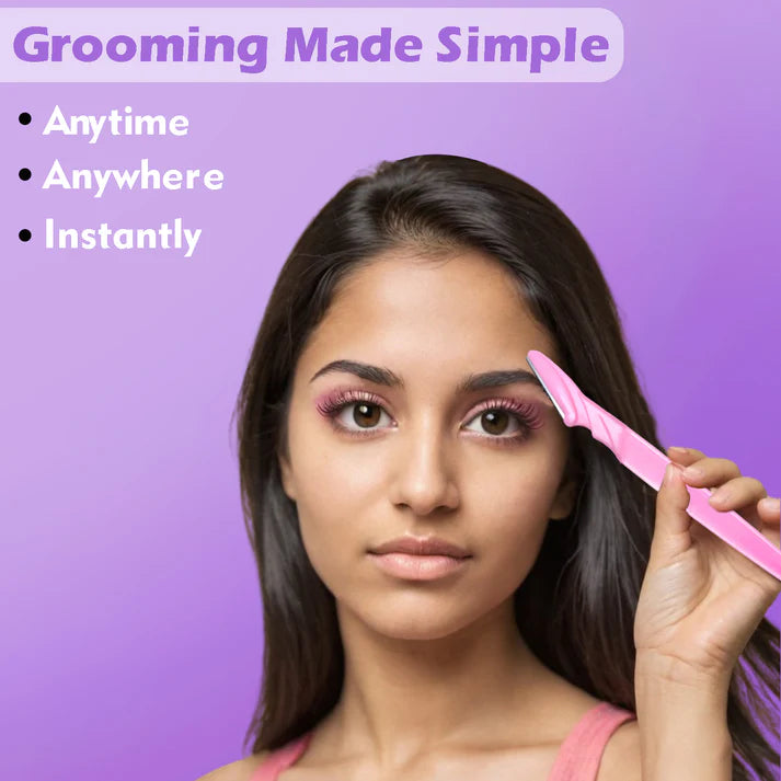 Painless Eyebrow & Facial Hair Razor – Pack of 3