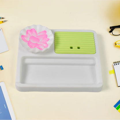 Cute Cartoon LED Desk Night Lamp With Base (1 Pc)