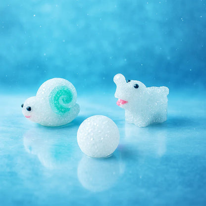 Christmas Multi-Shape Crystal LED Night Light Lamps – 6 Pc Set