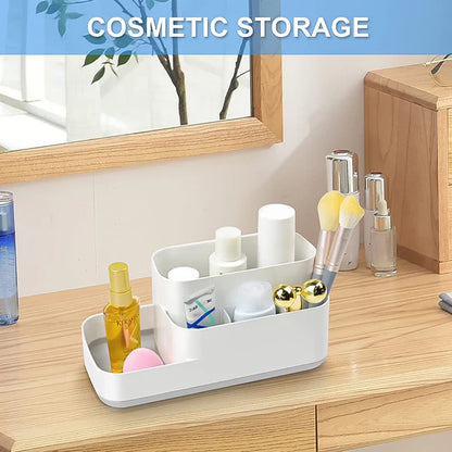 Cosmetic & Makeup Organizer Box – Multi-Compartment Storage Tray