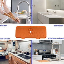 Silicone Faucet Splash Guard Pad for Kitchen & Bathroom Sink (1 Pc / Mix Design & Size)