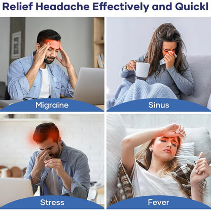Instant Migraine Relief Ice Cap – 360° Cold Therapy for Headache & Sinus Pain
