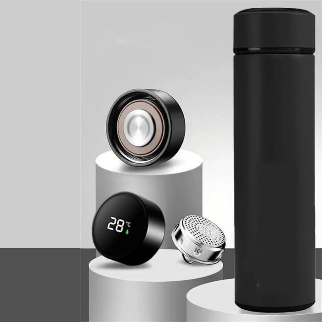 Smart Vacuum Insulated Water Bottle with LED Temperature Display (500ml) – Hot & Cold