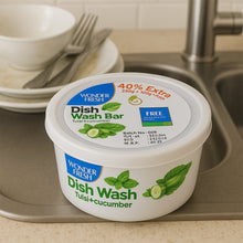 Fresh Mix Flavor Round Dishwash Bar With Super Scrubber Free Complete Dishwashing Solution, Tough Stains Remover (350 Gm)