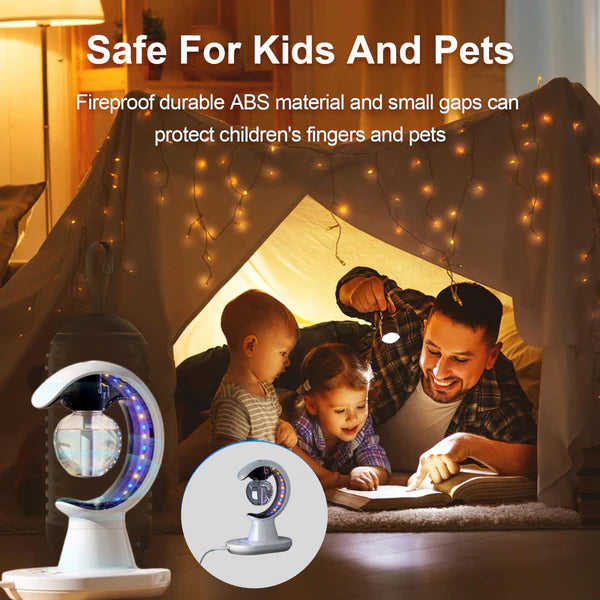 3-in-1 Smart LED Lamp with Humidifier & Mosquito Repellent – Premium Home Gadget