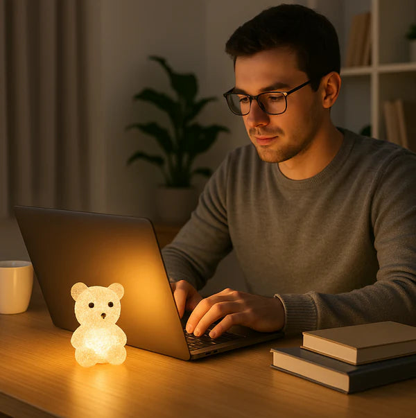 Christmas Multi-Shape Crystal LED Night Light Lamps – 6 Pc Set