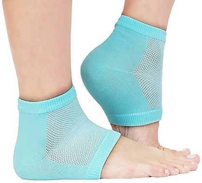 Silicone Heel Pain Relief Socks (Gel Cushion Support)