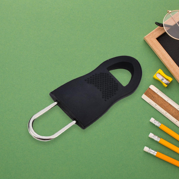 Zipper Pull Tab Zipper Tags Cord Pulls Zipper Extension Zip Fixer for Luggage Suitcase Backpack Jacket Bags Style Metal Zipper Head Zip Fixer Tags Handbag Backpack Plastic (10 Pc)