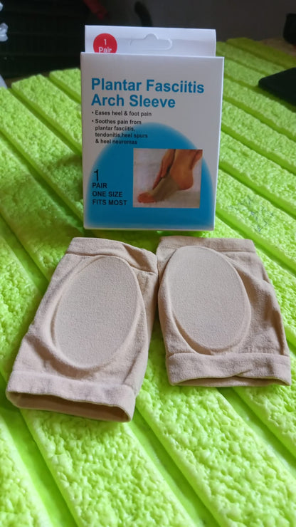 Foot Arch Support Sleeve with Cushion – Pain Relief for Flat Feet & Plantar Fasciitis (1 Pair)