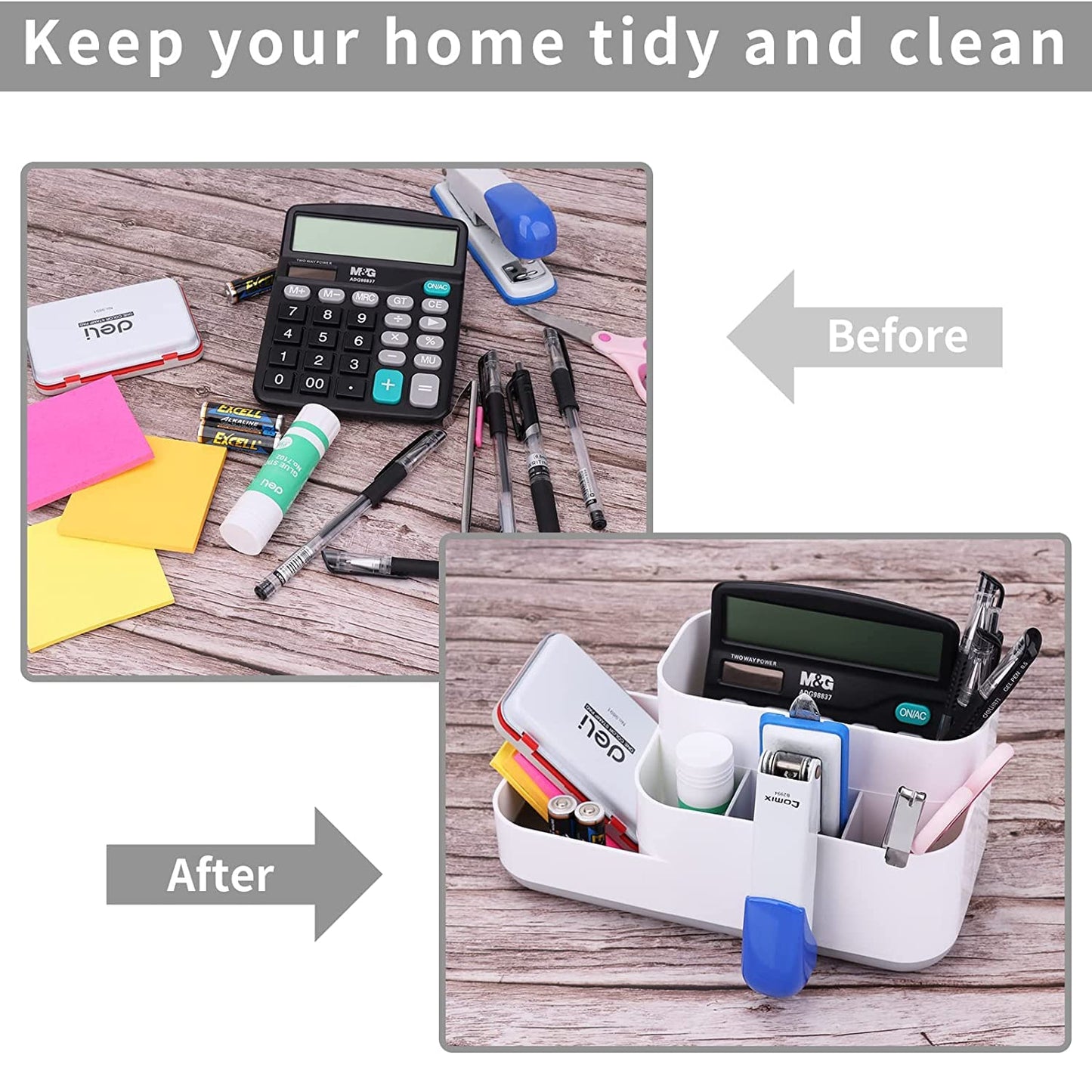 Cosmetic & Makeup Organizer Box – Multi-Compartment Storage Tray