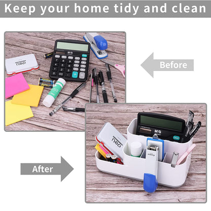 Cosmetic & Makeup Organizer Box – Multi-Compartment Storage Tray