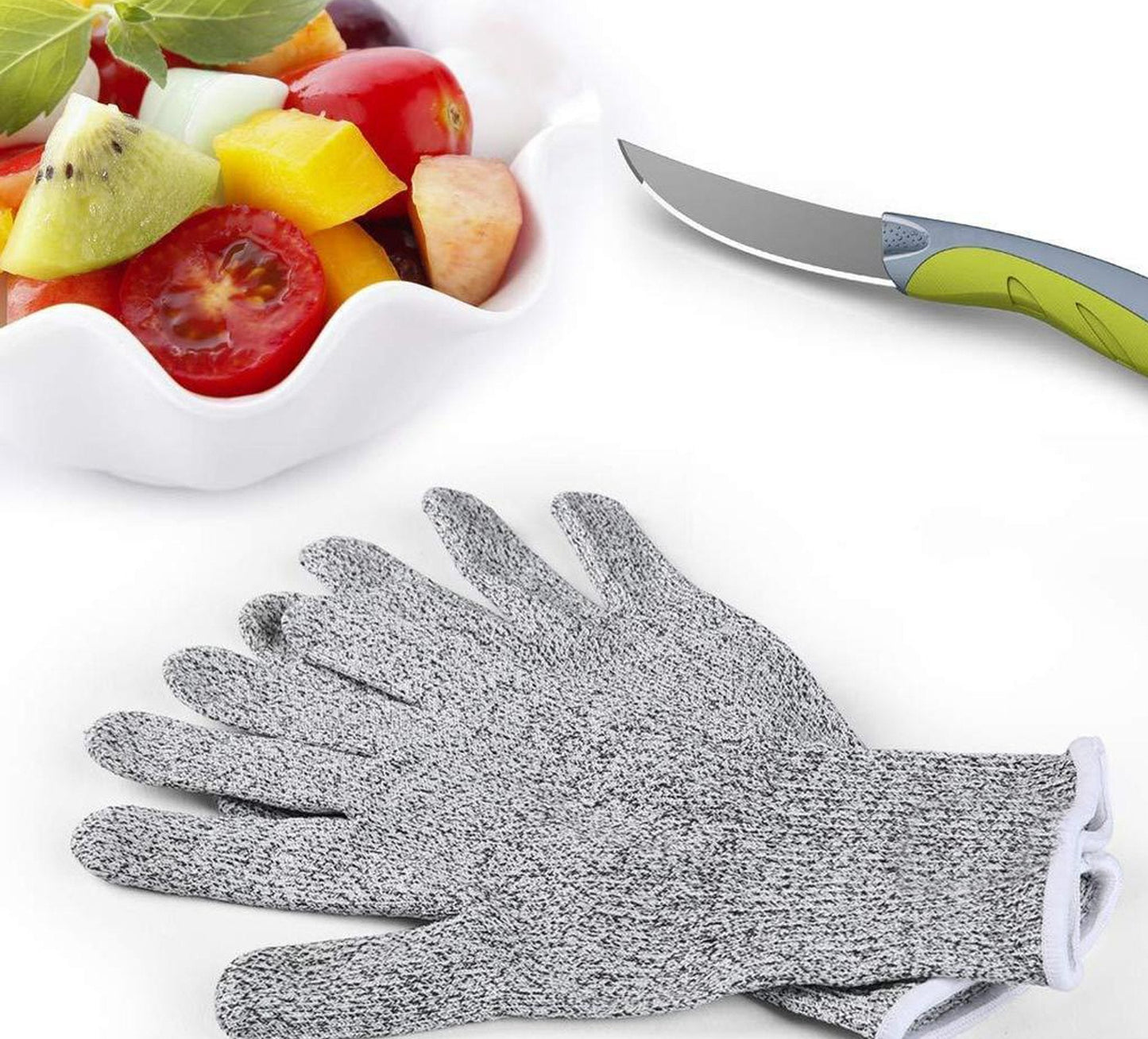 Cut-Resistant Safety Gloves for Kitchen Cutting & Food Prep (1 Pair)