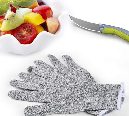Cut-Resistant Safety Gloves for Kitchen Cutting & Food Prep (1 Pair)