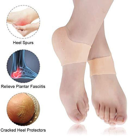 Cracked Heel Repair Gel Socks – Soft Silicone Foot Care