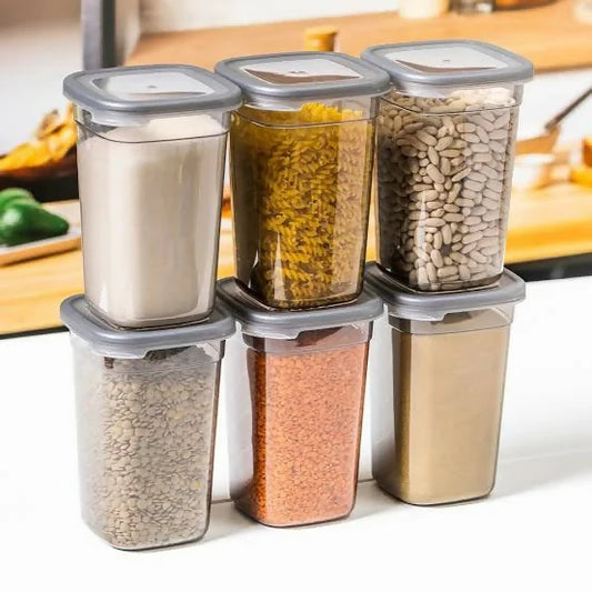Airtight Kitchen Storage Containers Set (6 pcs – 1200ML)