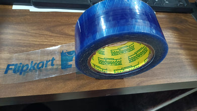 Blue tape for packaging with Flipkart lFreeHitt Ecommerce for delivery use.