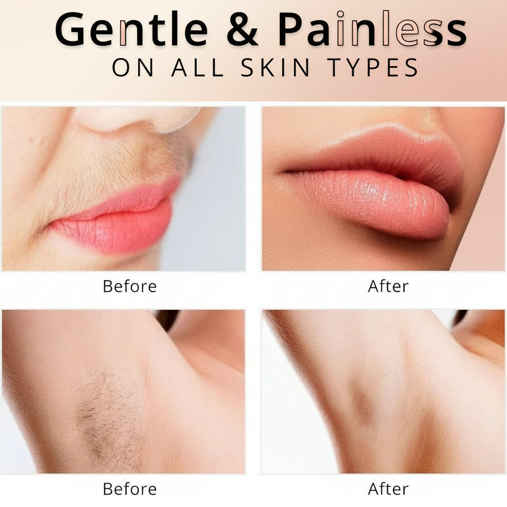 2-in-1 Eyebrow & Facial Hair Trimmer (LED, Rechargeable)