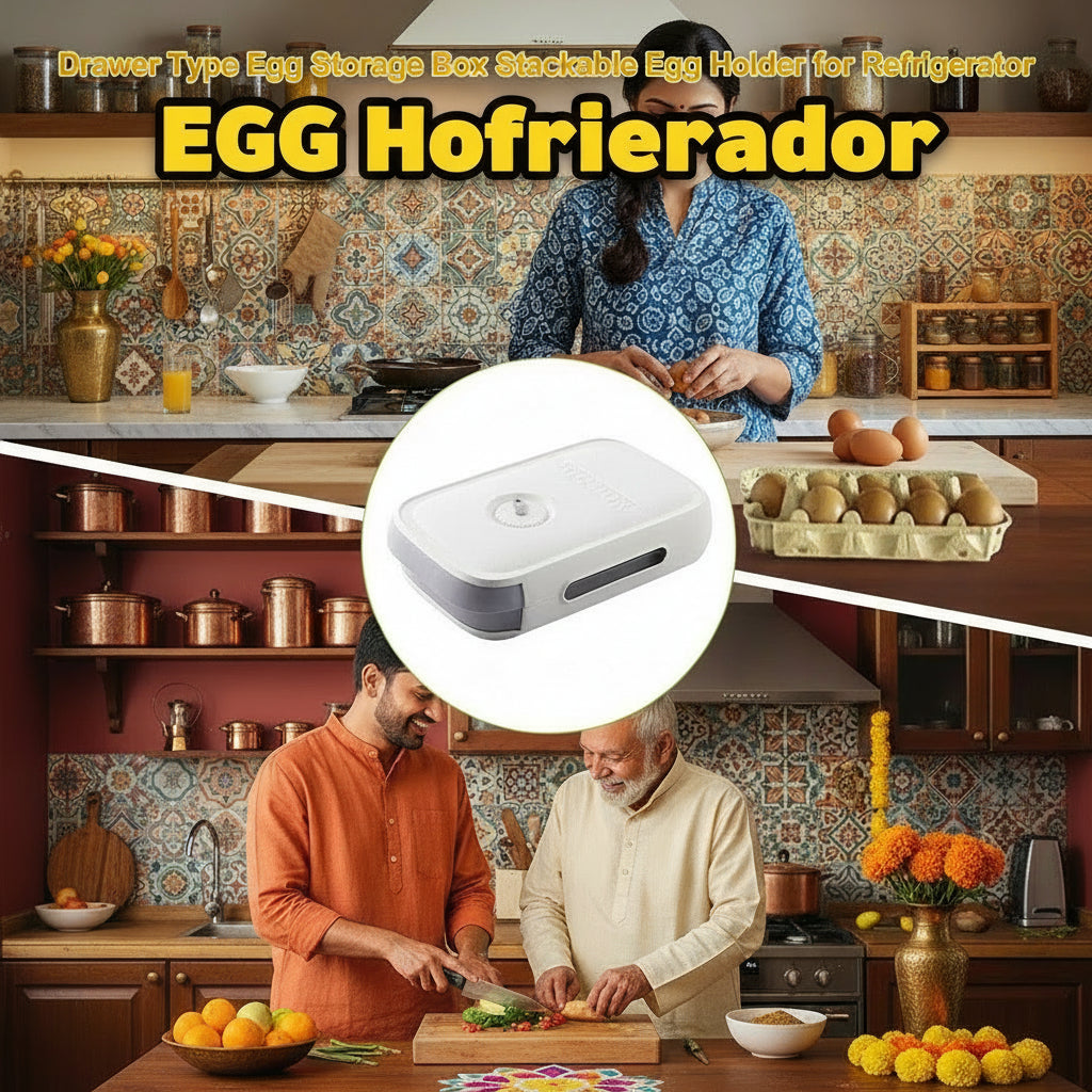 Premium Egg Storage Box – Slide-Out Egg Drawer for Fridge (1 Pc) | Space-Saving Organizer
