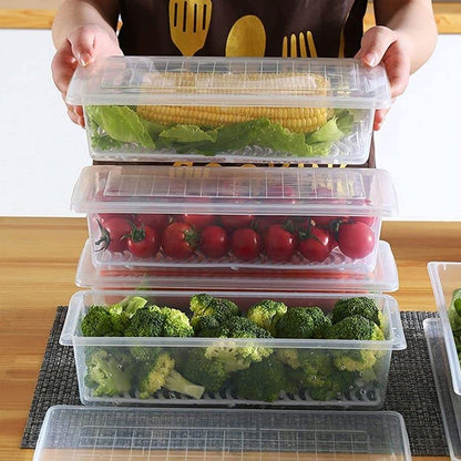 Vegetables & Fruits Freezer Storage Container – Pack of 6 (1500ML Each)