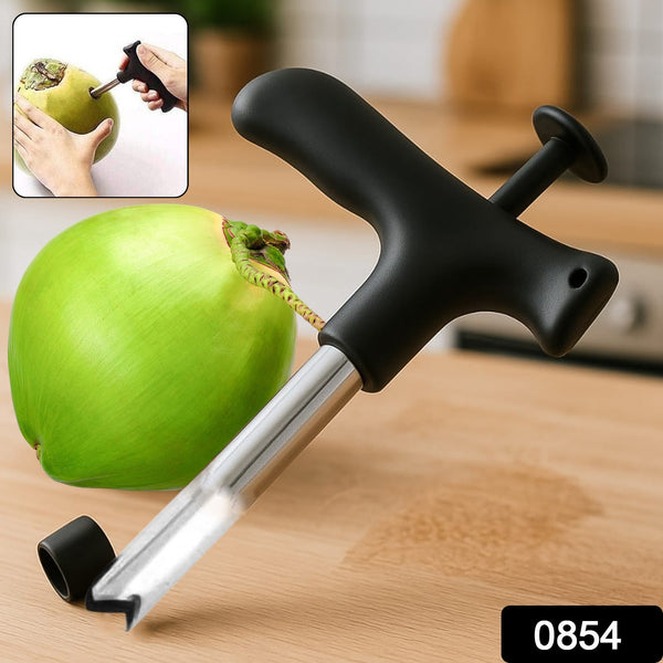 Premium Quality Stainless Steel Coconut Opener Tool / Driller with Comfortable Grip
