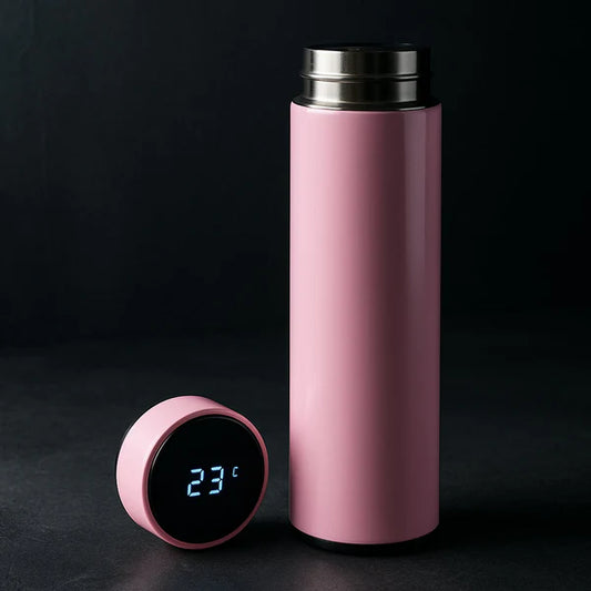 Smart Vacuum Insulated Water Bottle with LED Temperature Display (500ml) – Hot & Cold