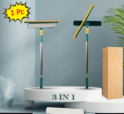 3-in-1 Glass Wiper – Multi-Surface Cleaner for Home & Office