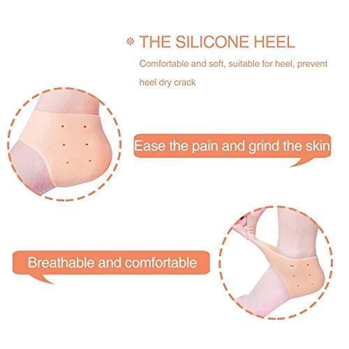 Cracked Heel Repair Gel Socks – Soft Silicone Foot Care