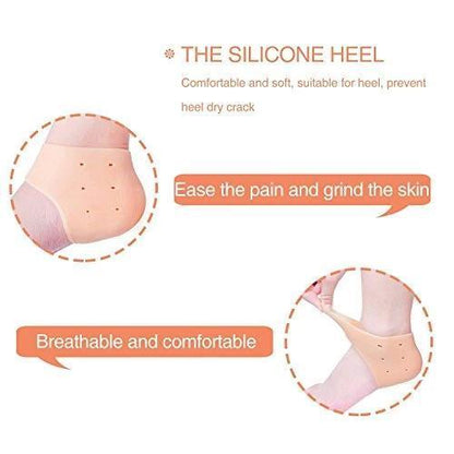 Cracked Heel Repair Gel Socks – Soft Silicone Foot Care