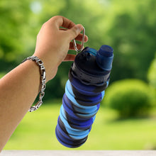 Silicone Foldable Water Bottle (1 Pc / 24 cm Foldable / 500 ML)