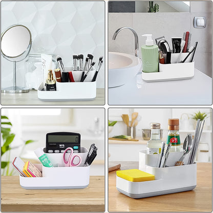 Cosmetic & Makeup Organizer Box – Multi-Compartment Storage Tray