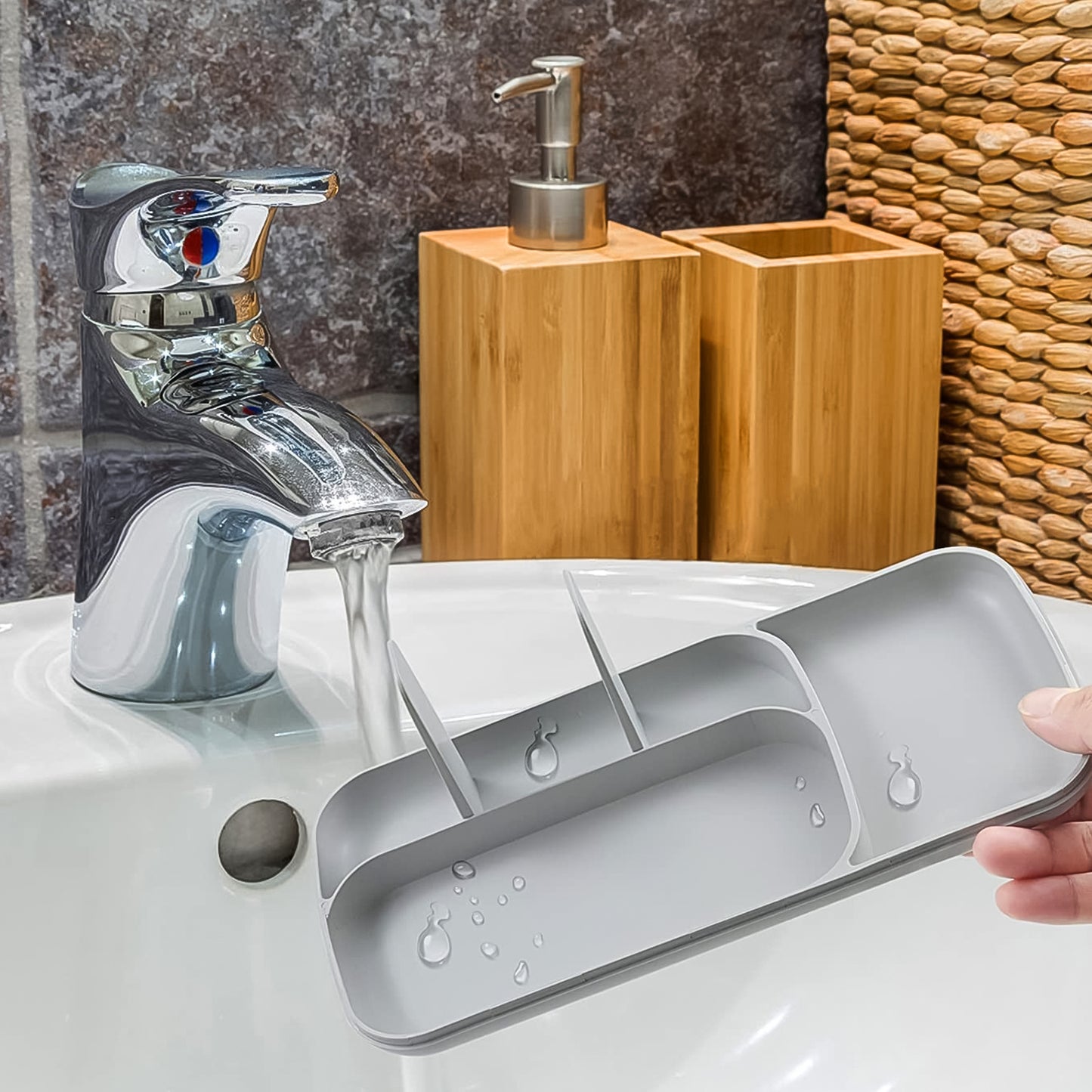 Cosmetic & Makeup Organizer Box – Multi-Compartment Storage Tray