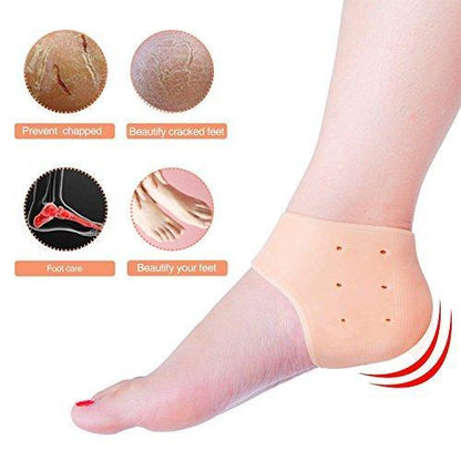 Cracked Heel Repair Gel Socks – Soft Silicone Foot Care