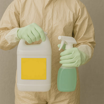 Latex Household Cleaning Gloves (2 Pair / Multi-Color)