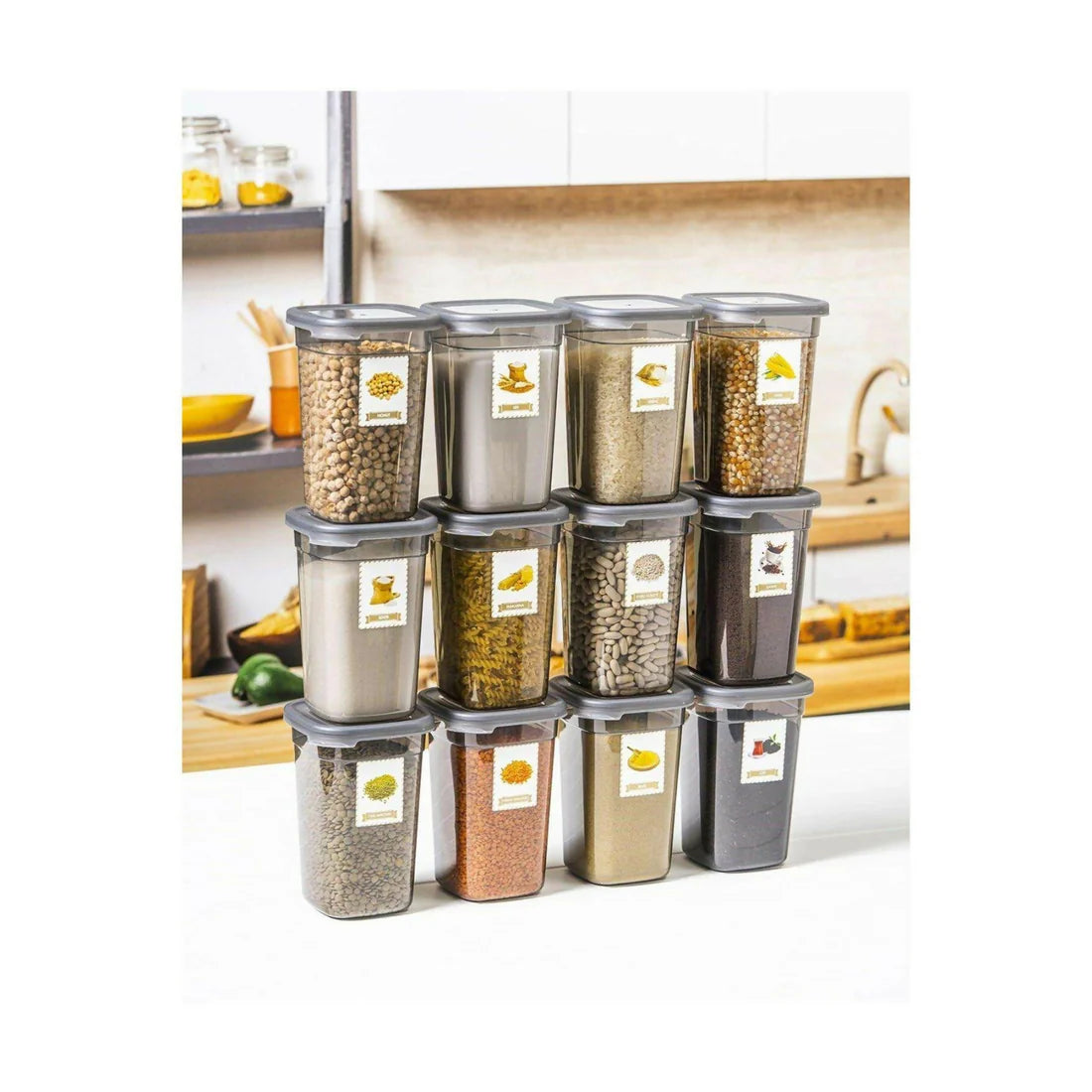 Airtight Kitchen Storage Containers Set (6 pcs – 1200ML)